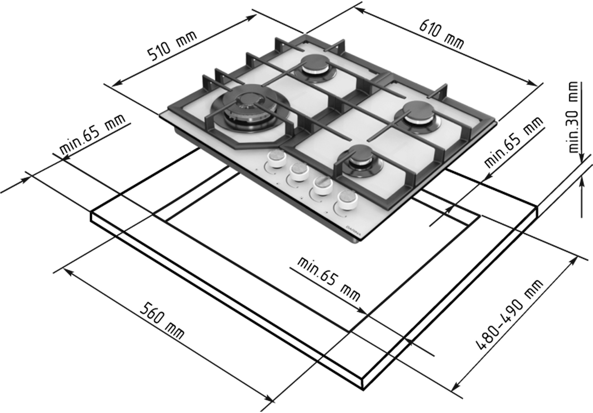 Купить Газовую Варочную Панель Darina
